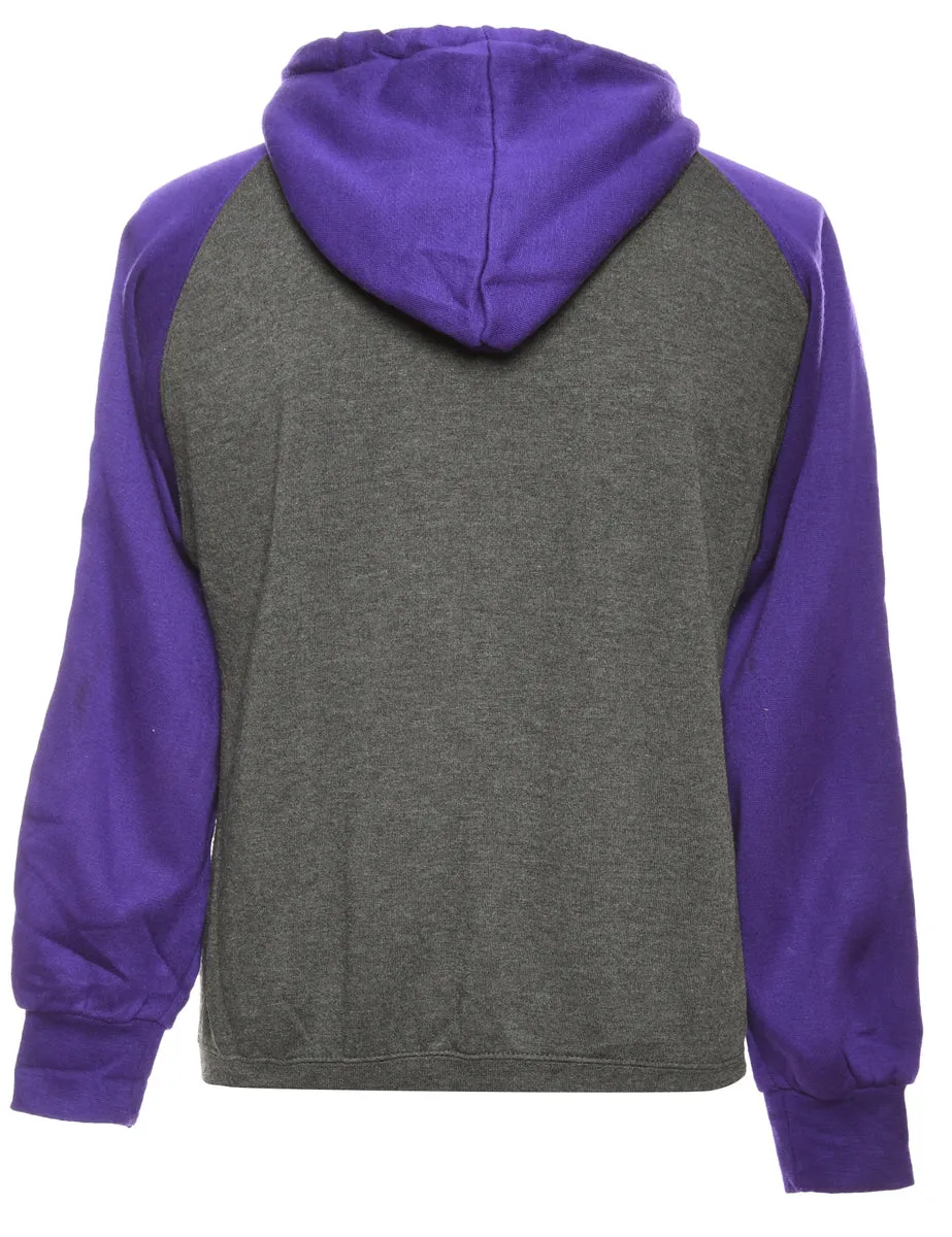 Washington DC Purple & Grey Hoodie - S