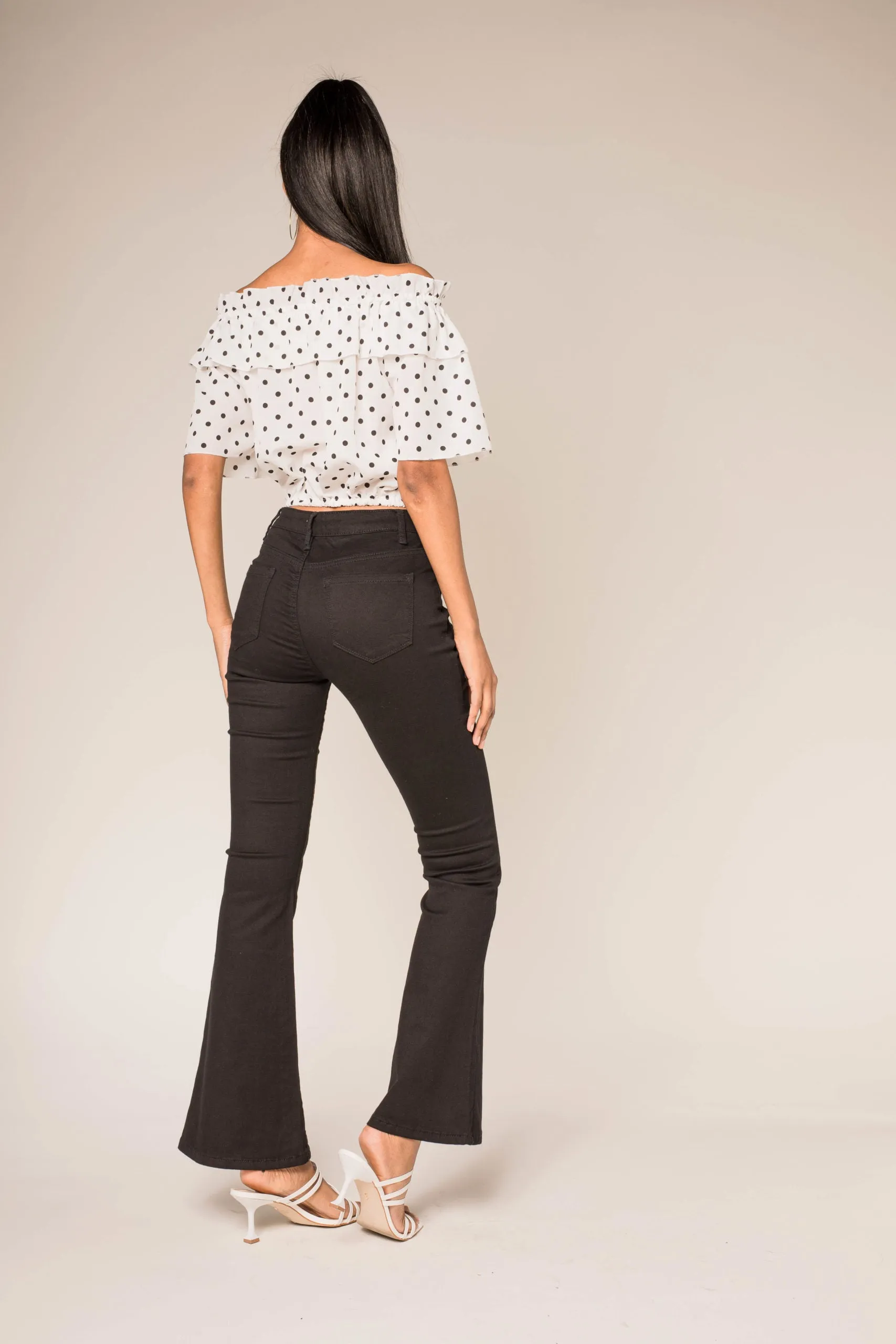 Wholesale Black Bootcut Trousers