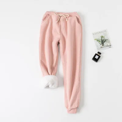Wide Leg SweatPants Women Trousers