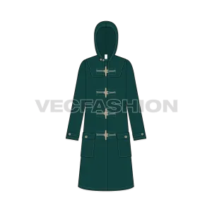 Women's Classic Duffle Coat