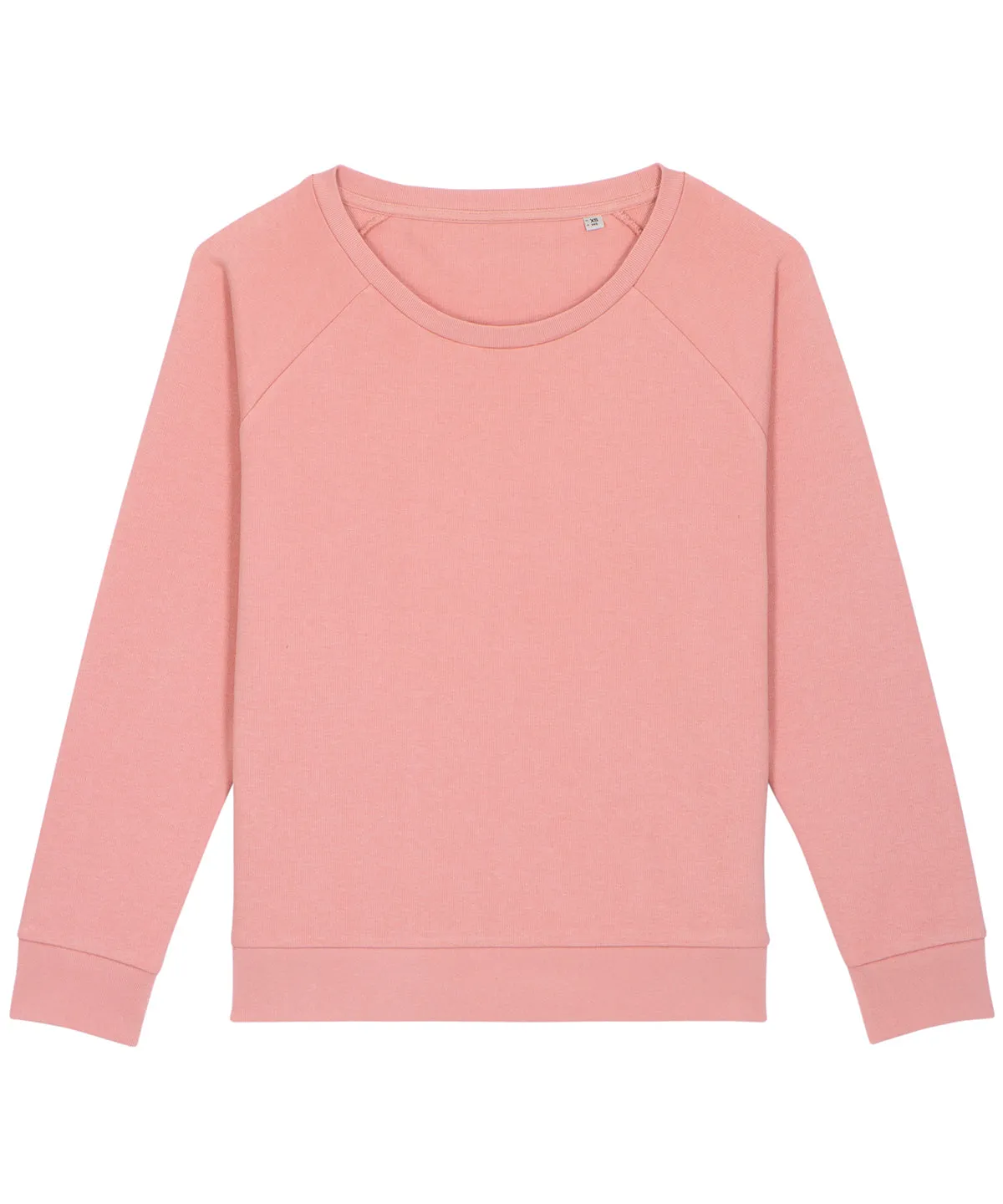 Womens Stella Dazzler relaxed fit sweatshirt (STSW125) | Canyon Pink